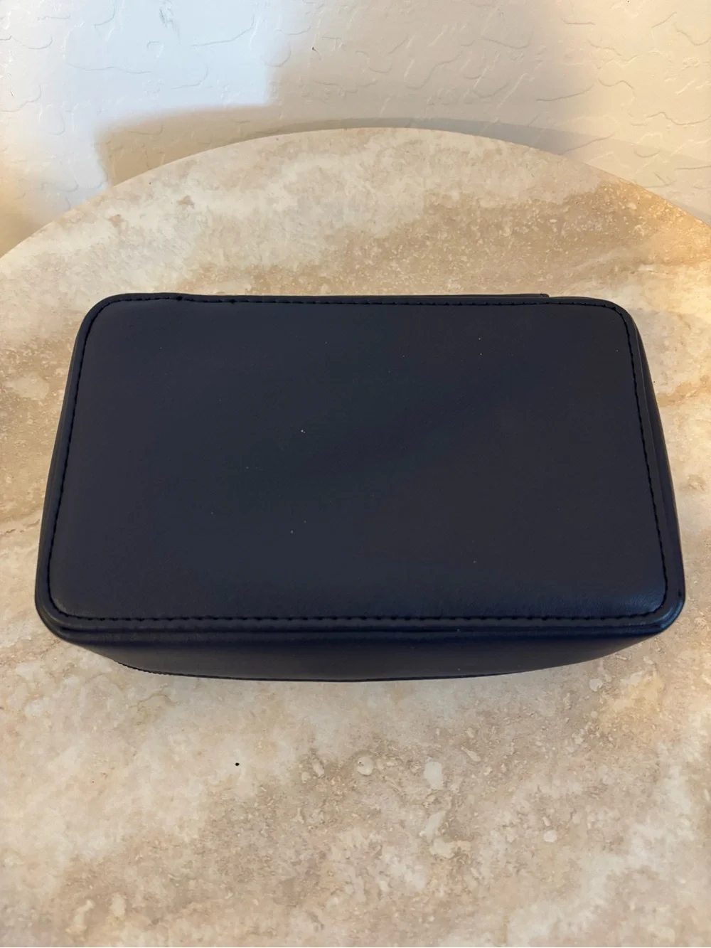 Missoni Navy Quilted Travel Zip Cosmetic Pouch